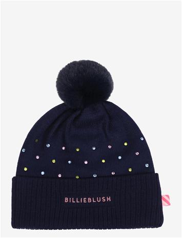 BILLIEBLUSH Pull On Hat - NAVY - SIZE TWO