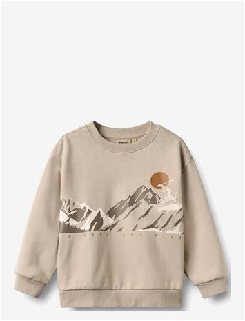 WHEAT Sweatshirt L/S Ellis Print - GREY MOON - 92