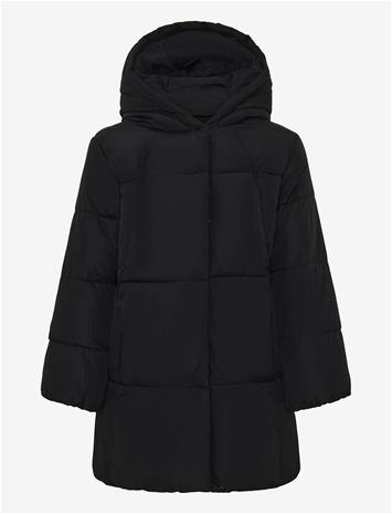 MANGO Hood Puffer Coat - BLACK - 128 – kuva 6/6