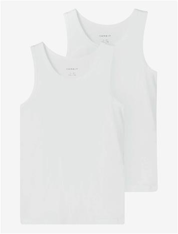 NAME IT Nkmtank Top 2P Noos - BRIGHT WHITE - 110