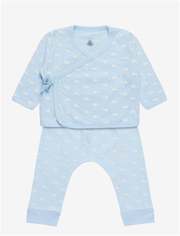 PETIT BATEAU Ensemble Long - TOUDOU/MILK - 67