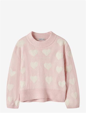 NAME IT Nkfleify Ls Oversize Knit - LOTUS - 122-128