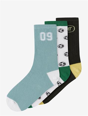 NAME IT Nkmloic 3P Sock - CLOUD DANCER - 34-36