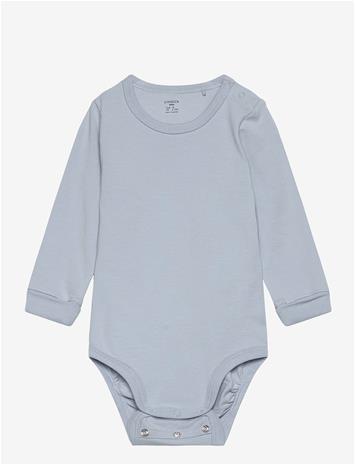 LINDEX Bodysuit - LIGHT DUSTY BLUE - 86