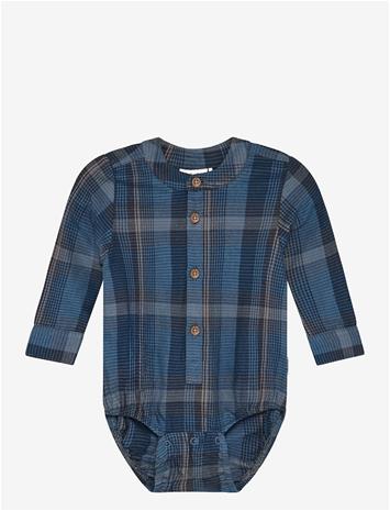 MINYMO Body Ls Check - MIDNIGHT NAVY - 74