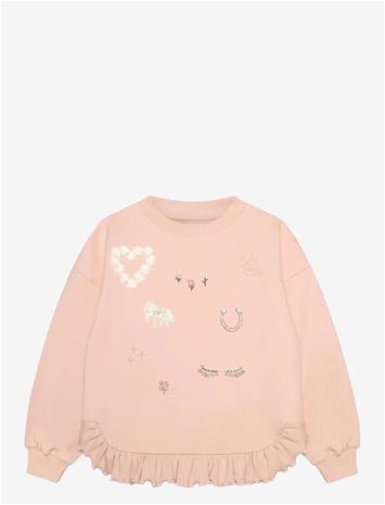 MINYMO Sweatshirt Ls - CAMEO ROSE - 122