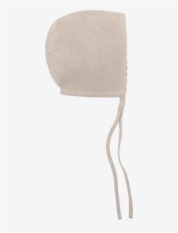 MANGO Knitted Bonnet - MEDIUM BROWN - One Size