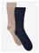 HUTTELIHUT Wool Rib Socks 2-Pack - DARK NAVY - 19\22 – kuva 2