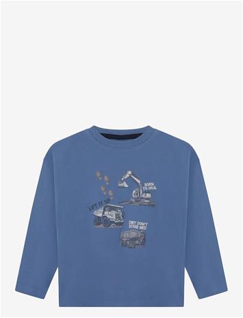 MINYMO T-Shirt Ls - MOONLIGHT BLUE - 98