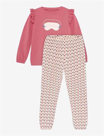 MINYMO Pyjamas Ls Set Aop - DESERT ROSE - 98