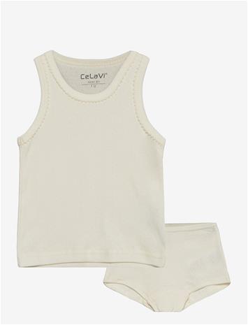 CELAVI Underwear Set - SNOW WHITE - 110
