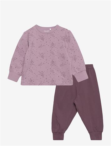 CELAVI Pyjamas W. Aop - ELDERBERRY - 130