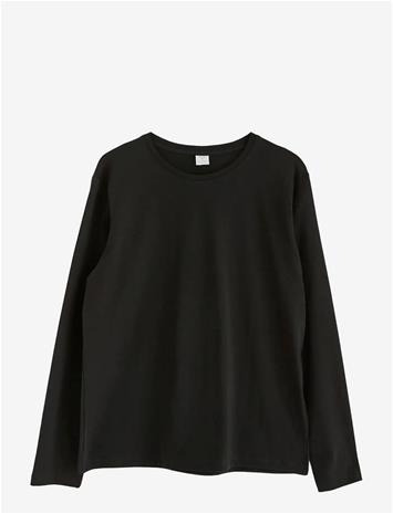 LINDEX Long Sleeved Top - BLACK - 128
