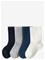LINDEX Sock 4P Rib Solid - DARK BLUE - 13/15 – kuva 2