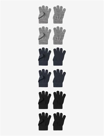 NAME IT Nmmmagic Gloves 6P - BLACK - One Size
