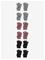 NAME IT Nmfmagic Gloves 6P - BLACK - One Size – kuva 2