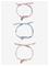 MANGO Pack 3 Bracelets Best Friends - PINK - One Size – kuva 2