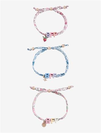 MANGO Pack 3 Bracelets Best Friends - PINK - One Size