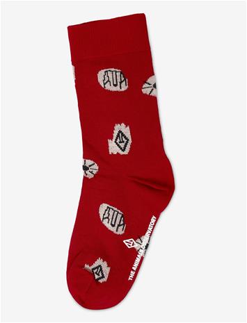 THE ANIMALS OBSERVATORY Worm Kid Socks - RED - 31/34 – kuva 2/2