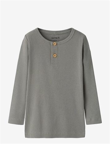 NAME IT Nmmkab Ls Top Noos - SHADOW - 134-140