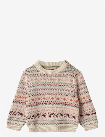 WHEAT Jacquard Pullover Olga - MULTI - 62