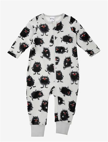 MOOMIN Pigg Velourpyjamas - LIGHT GREY - 56