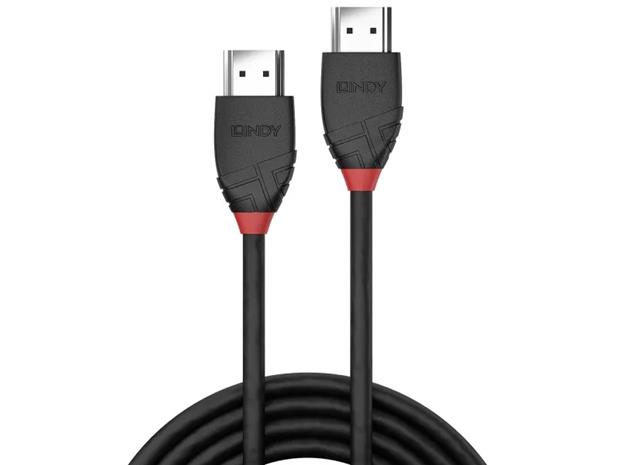 Lindy Black Line HDMI cable with Ethernet - 3 m