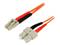 StarTech.com 2m Fiber Optic Cable - Multimode Duplex 62.5/125 LSZH Fiber Jumper Cord - LC/SC – kuva 2