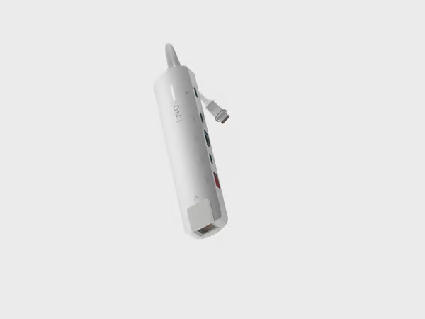 LINQ 6-in-1 Pro 140W USB-C Multiport Hub Space Grey/White