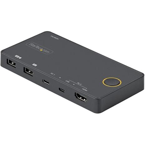 StarTech 2-Port Hybrid USB-A/HDMI + USB-C KVM Switch