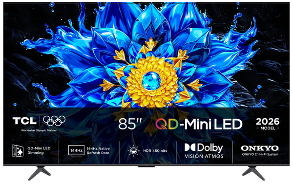 TCL 85P8L (85"), QLED-televisio