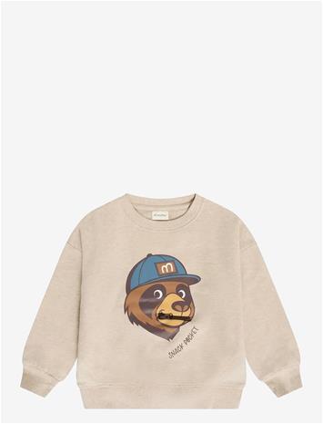 MINYMO Sweatshirt Ls - BEIGE MELANGE - 122