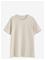 LINDEX T Shirt Regular Solid - LIGHT BEIGE - 128 – kuva 2