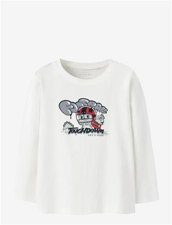 NAME IT Nmmvux Ls Top - CLOUD DANCER - 110 – kuva 2/2