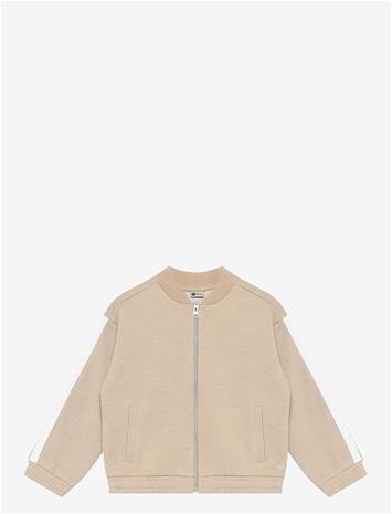 DAILY 7 Sweat Jacket Glitter - LATTE SAND - 122