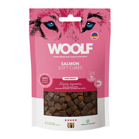 WOOLF Soft Cubes - Salmon 100g – kuva 4/4