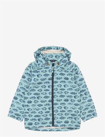 mikk-line Softshell Jacket Aop - Blue - 140