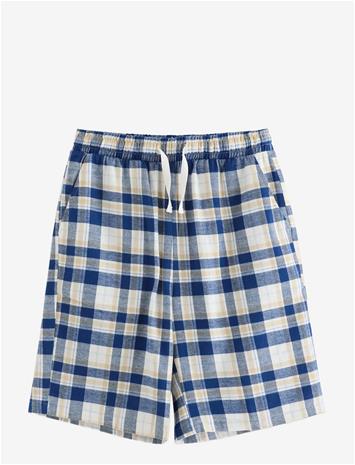 LINDEX Pyjama Shorts - DARK BLUE - 128