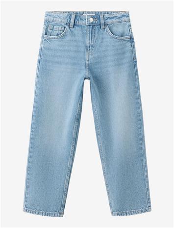 MANGO Straight Fit Jeans - OPEN BLUE - 128