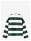 MANGO Oversized Striped Polo Sweatshirt - DARK GREEN - 116 – kuva 2