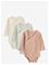 LINDEX 3-Pack Solid Wrap Bodysuits - LIGHT KHAKI - 56 – kuva 2