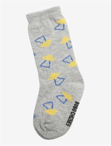 BOBO CHOSES Pixel Abduction All Over Long Socks - GREY - 20/22 – kuva 2/2