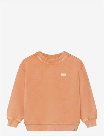 DAILY 7 Oversized Sweater Backprint - SANDSTONE - 110