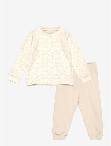 FIXONI Pyjama Set - OATMEAL - 92 – kuva 2/2
