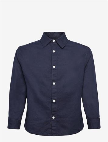 MANGO Cotton Piqué Shirt - NAVY - 164