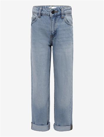 MANGO Regular Fit Jeans With Rolled-Up Hem - OPEN BLUE - 134