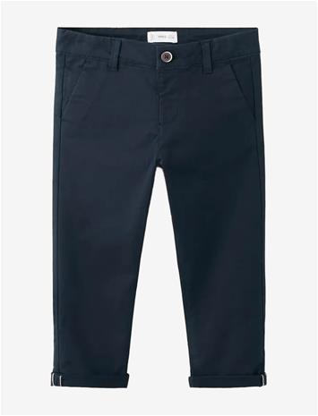 MANGO Cotton Chinos - NAVY - 98