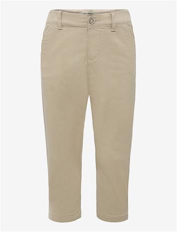 MANGO Cotton Chinos - LT PASTEL BROWN - 98