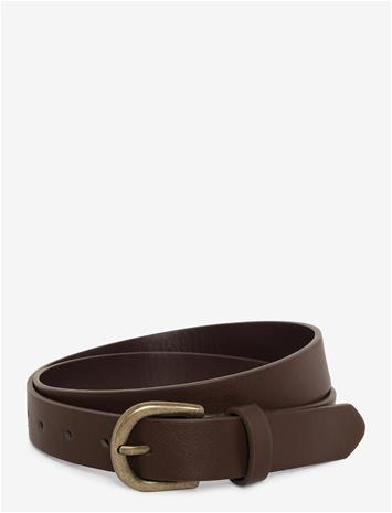Mango Faux-Leather Belt - Brown - M – kuva 3/3