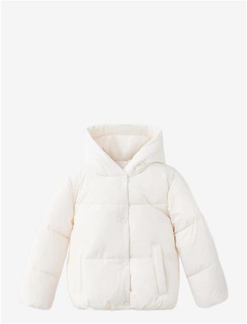 MANGO Hood Puffer Coat - LIGHT BEIGE - 122 – kuva 3/4